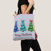 Kerstmis Trio Boom Tote Bag (Dichtbij)