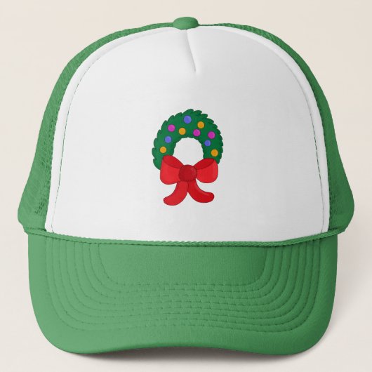 Kerstmis Trucker Pet (Voorkant)