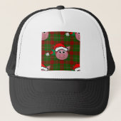 kerstmis trucker pet (Voorkant)