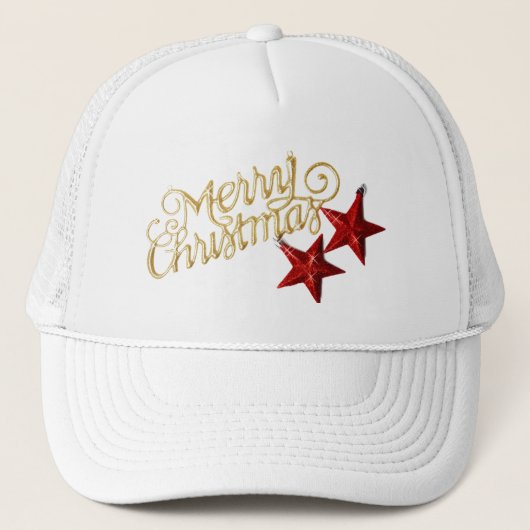 Kerstmis-trui met Sinterklaas-design Trucker Pet (Voorkant)