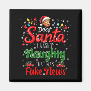 Kerstmis Trump Beste Kerstman Valse Nieuws Grappig Magneet