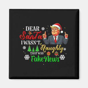 Kerstmis Trump Beste Kerstman Valse Nieuws Grappig Magneet