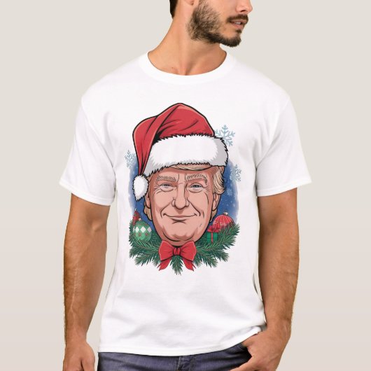 Kerstmis Trump T-shirt (Voorkant)