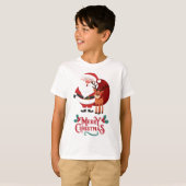 Kerstmis tshirt voor kinderen (Voorkant volledig)
