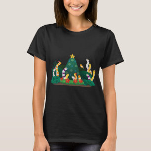 Kerstmis tuinaal t-shirt