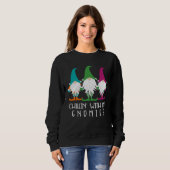 Kerstmis Tuinkabouter Baard Hoed Sok Schoen Trui (Voorkant volledig)