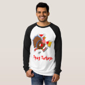 Kerstmis Turkije (bier) - na de vlucht T-shirt (Voorkant volledig)