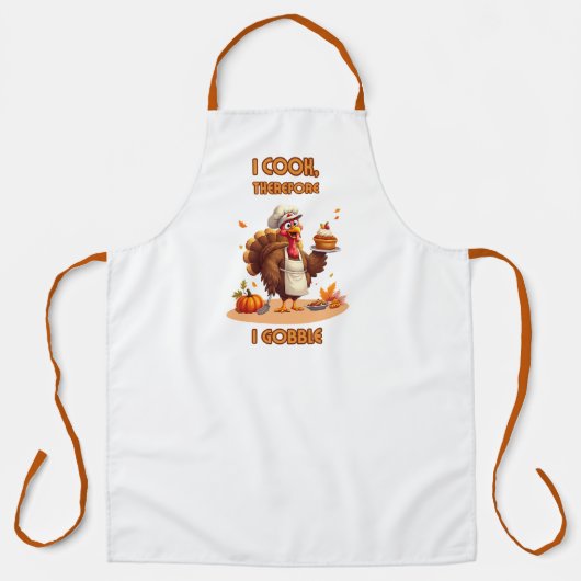 Kerstmis Turkije Chef Schort (Voorkant)