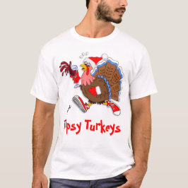 Kerstmis Turkije (wijn) - LS Sport-Tek T-shirt