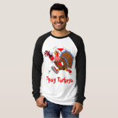 Kerstmis Turkije (wijn) - na de vlucht T-shirt (Voorkant volledig)