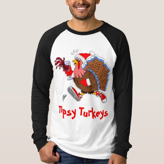 Kerstmis Turkije (wijn) - na de vlucht T-shirt (Voorkant)