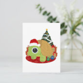 Kerstmis - Turtle Feestdagenkaart (Staand voorkant)