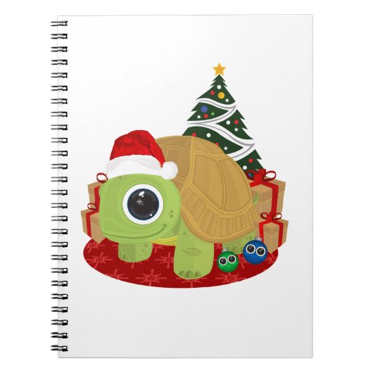 Kerstmis - Turtle Notitieboek (Voorkant)
