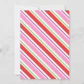 Kerstmis twee lieve verjaardag uitnodiging - Meisj (Achterkant)