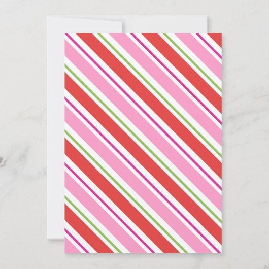 Kerstmis twee lieve verjaardag uitnodiging - Meisj (Achterkant)