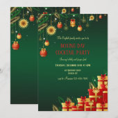 Kerstmis tweede dag uitnodiging (Voorkant / Achterkant)