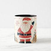 Kerstmis Tweekleurige Koffiemok (Center)