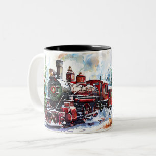 Kerstmis Tweekleurige Koffiemok