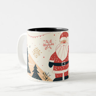 Kerstmis Tweekleurige Koffiemok
