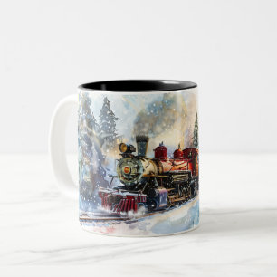 Kerstmis Tweekleurige Koffiemok