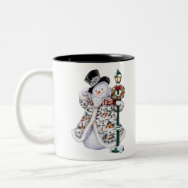 Kerstmis Tweekleurige Koffiemok