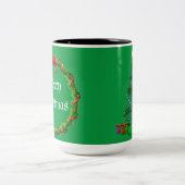 Kerstmis Tweekleurige Koffiemok (Center)