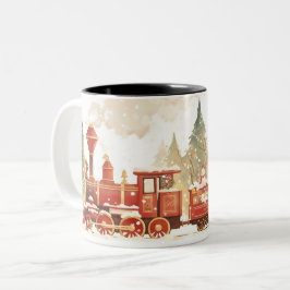 Kerstmis Tweekleurige Koffiemok
