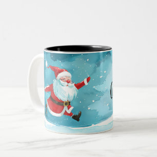 Kerstmis Tweekleurige Koffiemok