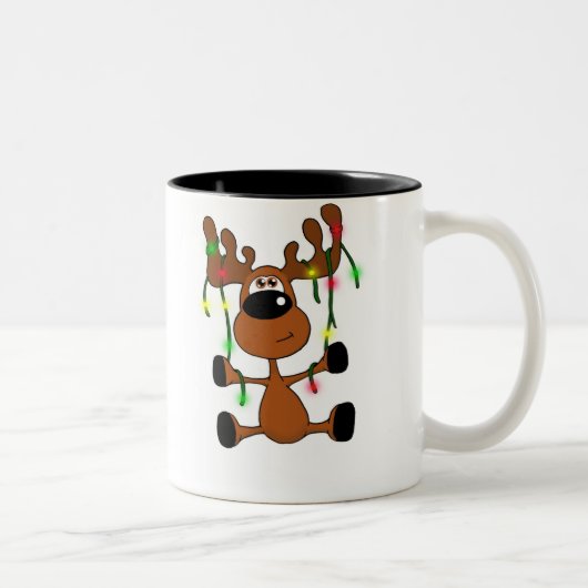Kerstmis Tweekleurige Koffiemok (Rechts)