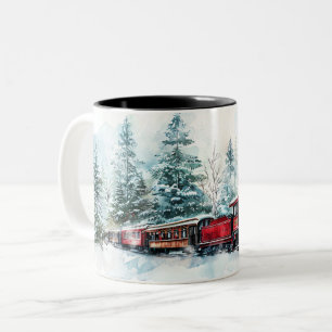 Kerstmis Tweekleurige Koffiemok