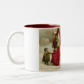 Kerstmis Tweekleurige Koffiemok (Links)