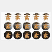 Kerstmis Twerkey Labels (Vel)