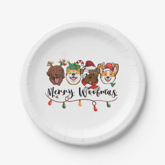 Kerstmis Typografie Papieren Bord (Voorkant)