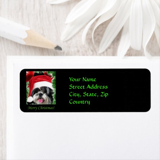 Kerstmis: Tzu-retournering Etiket (Insitu)