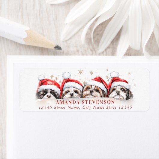 Kerstmis: Tzu-retournering Etiket (Insitu)