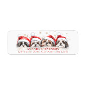 Kerstmis: Tzu-retournering Etiket (Voorkant)