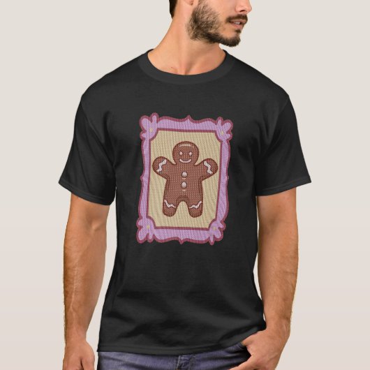 Kerstmis - "Ugly" Gingerbrood T-shirt (Voorkant)