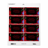 Kerstmis, Ugly Sweaters Verzendlabels Etiket (Full Sheet)