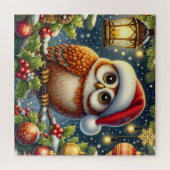 Kerstmis Uil Puzzel (Horizontaal)