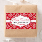 Kerstmis uit de keuken van etiketten op maat (Insitu)