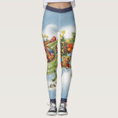 Kerstmis uit grootmoeders tijd, Kerstman die in ee Leggings (Voorkant)