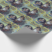 Kerstmis uit grootmoeders tijd, Kerstman en Zijn W Cadeaupapier (Hoek)