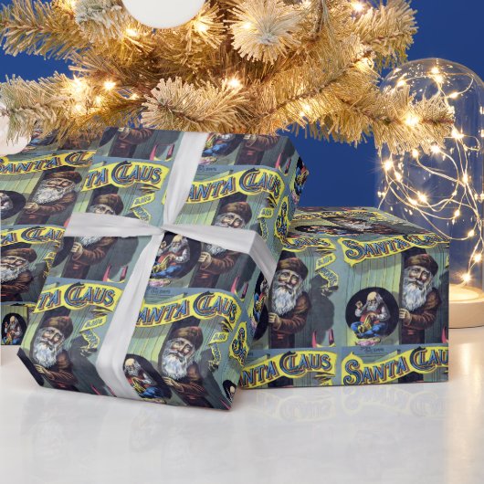 Kerstmis uit grootmoeders tijd, Sinterklaas en zij Cadeaupapier (Feestdagen)