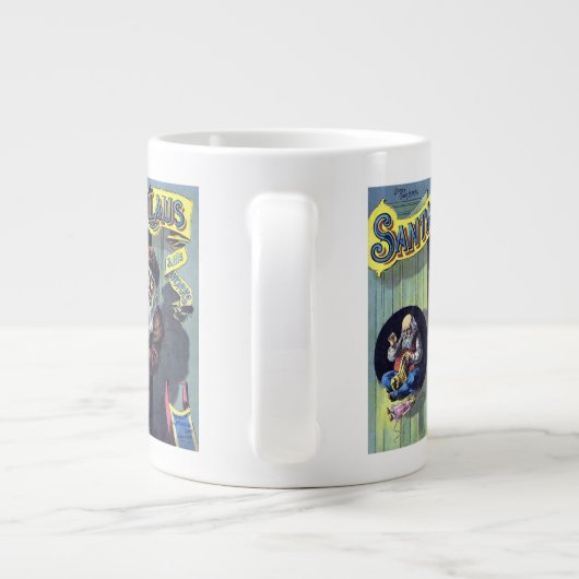 Kerstmis uit grootmoeders tijd, Sinterklaas en Zij Grote Koffiekop (Achterkant)