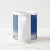 Kerstmis uit het verleden, Kerstman vliegt met sle Grote Koffiekop (Achterkant)