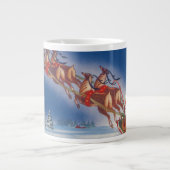 Kerstmis uit het verleden, Kerstman vliegt met sle Grote Koffiekop (Voorkant)