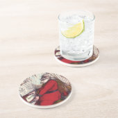 Kerstmis uit het verleden, Thomas Nast Kerstman Pi Zandsteen Onderzetter (Zijkant)