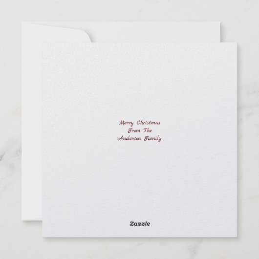 Kerstmis uit het Victoriaans tijdperk met vogel, h Feestdagenkaart (Achterkant)