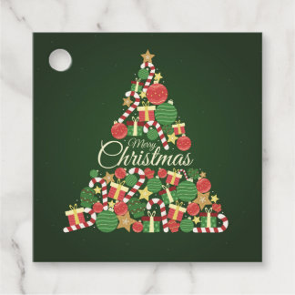 Kerstmis uit liefde bedankjes labels
