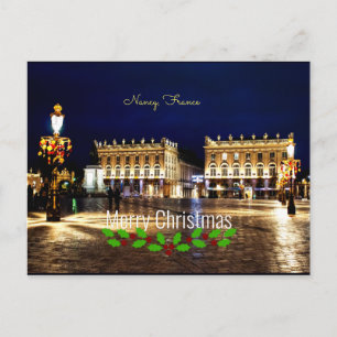 Kerstmis uit Nancy, Frankrijk Briefkaart